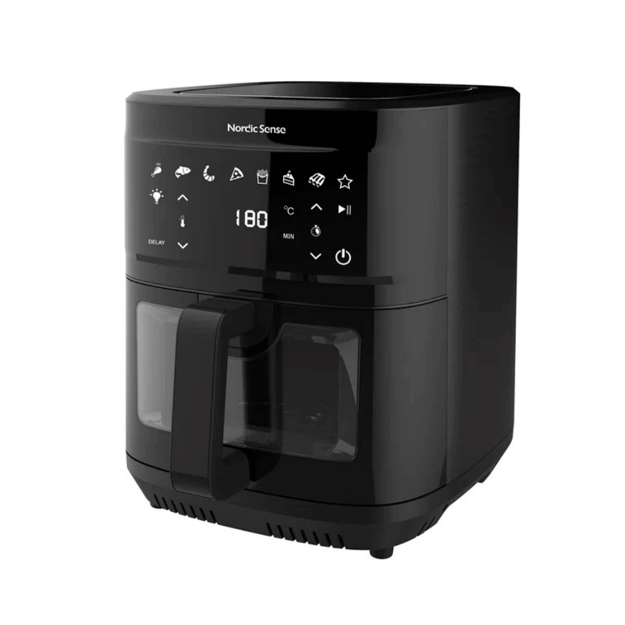 Airfryer 2000 watt 9 liter Sort